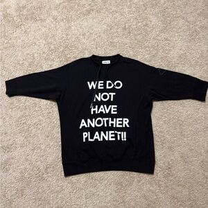 Replay Black Sweatshirt with White Label